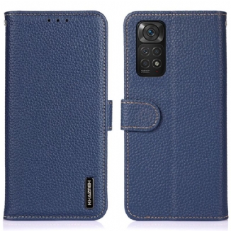 Housse Xiaomi Redmi Note 11 / 11s Cuir Litchi KHAZNEH