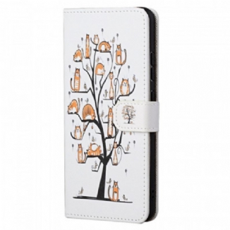 Housse Xiaomi Redmi Note 11 / 11s Funky Cats à Lanière