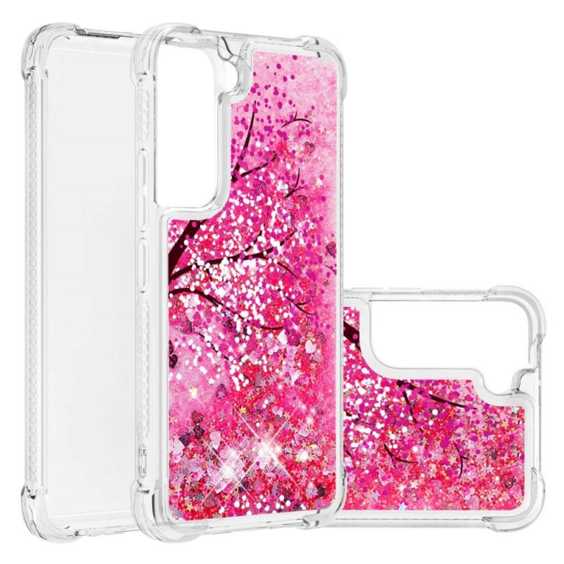 Coque Samsung Galaxy S22 Plus 5G Arbre Paillettes