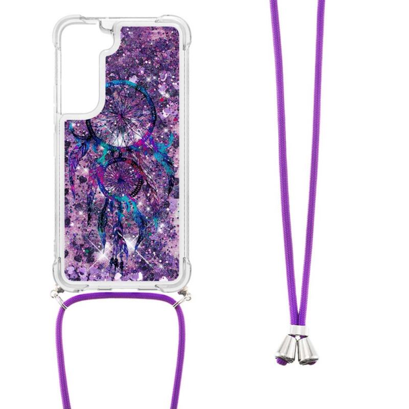 Coque Samsung Galaxy S22 Plus 5G à Cordon Paillettes Attrape Rêves