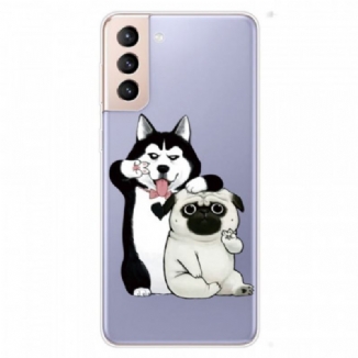 Coque Samsung Galaxy S22 Plus 5G Drôles de Chiens