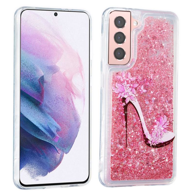Coque Samsung Galaxy S22 Plus 5G Escarpin Paillettes