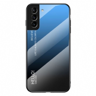 Coque Samsung Galaxy S22 Plus 5G Verre Trempé Hello