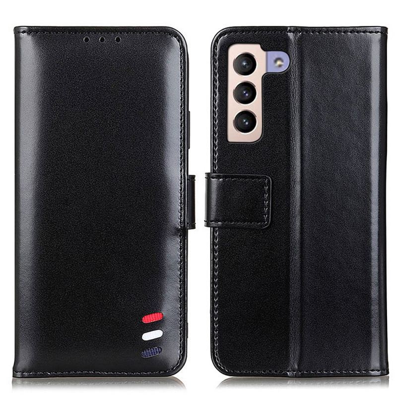 Housse Samsung Galaxy S22 Plus 5G Effet Cuir Tricolore