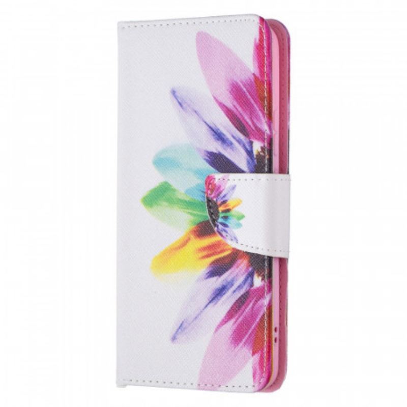 Housse Samsung Galaxy S22 Plus 5G Fleur Aquarelle