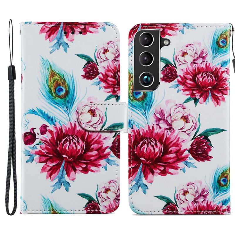 Housse Samsung Galaxy S22 Plus 5G Fleurs Intenses