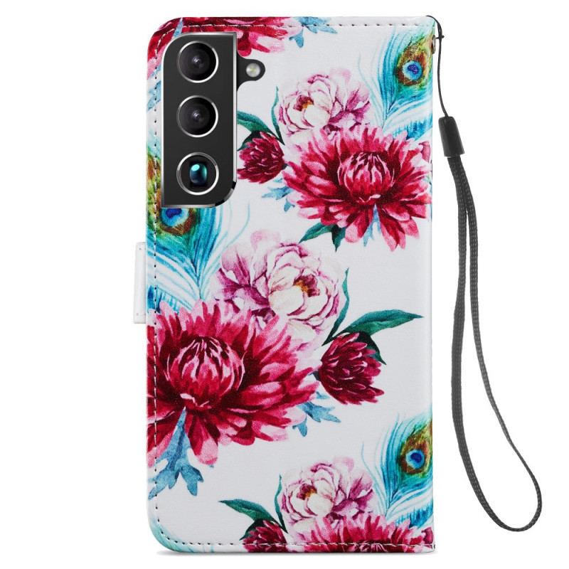 Housse Samsung Galaxy S22 Plus 5G Fleurs Intenses