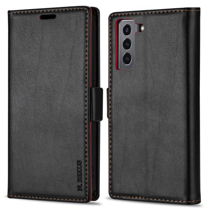 Housse Samsung Galaxy S22 Plus 5G LN.BEKUS Effet Cuir