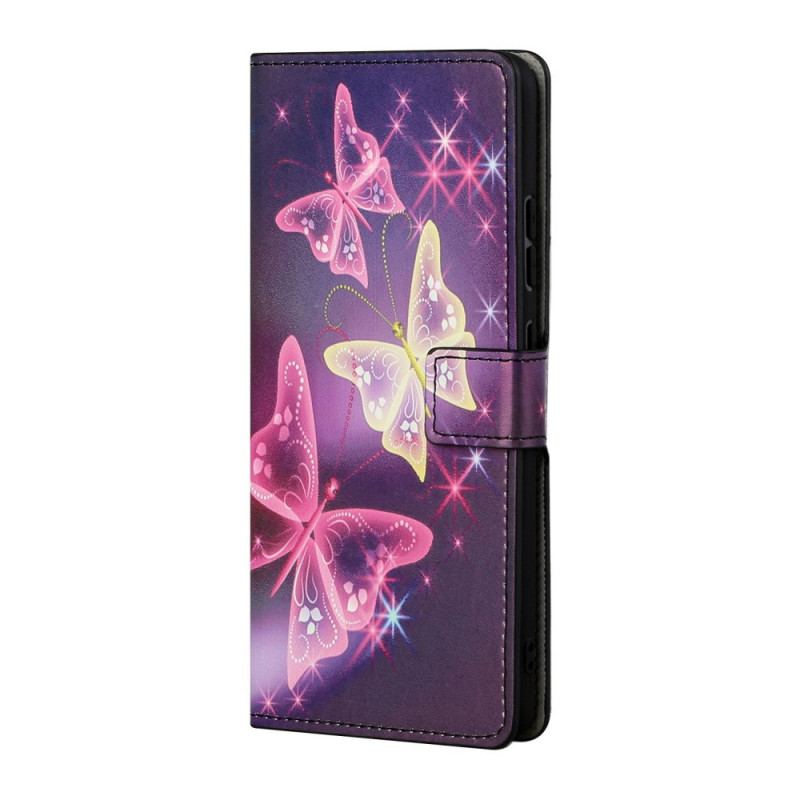 Housse Samsung Galaxy S22 Plus 5G Papillons et Fleurs