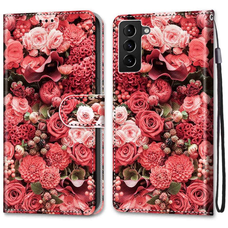 Housse Samsung Galaxy S22 Plus 5G Romance Florale