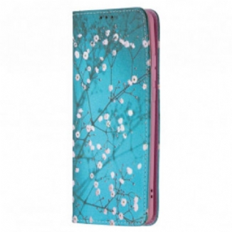 Flip Cover Huawei P50 Pro Branches Fleuries