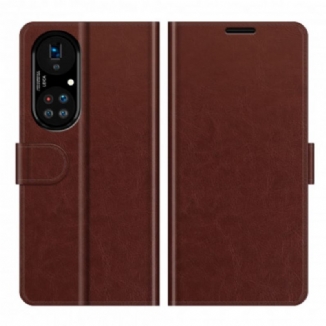 Housse Huawei P50 Pro Style Cuir Design