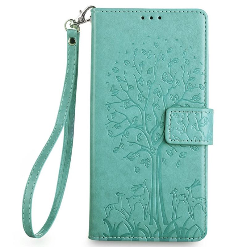 Housse Xiaomi Redmi A3 / Poco C61 Cerfs er Arbre à Lanière