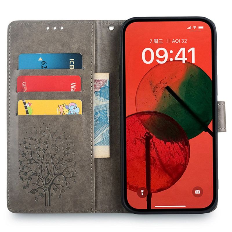 Housse Xiaomi Redmi A3 / Poco C61 Cerfs er Arbre à Lanière