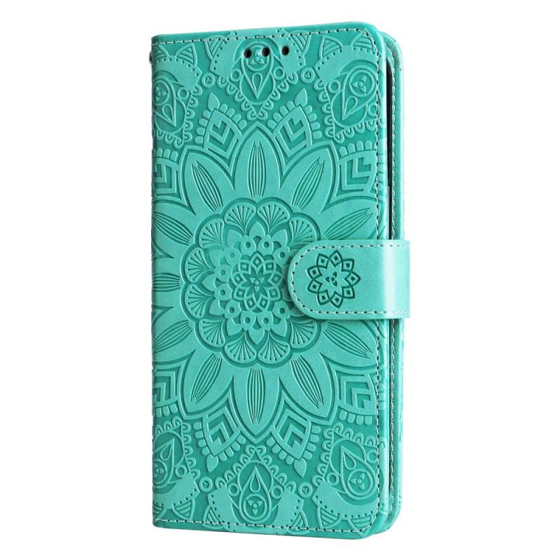 Housse Xiaomi Redmi A3 / Poco C61 Motif Tournesol avec Lanière
