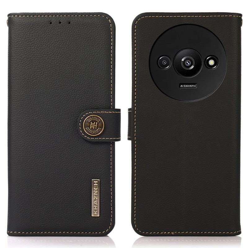 Housse Xiaomi Redmi A3 / Poco C61 Portefeuille Blocage RFID KHAZNEH