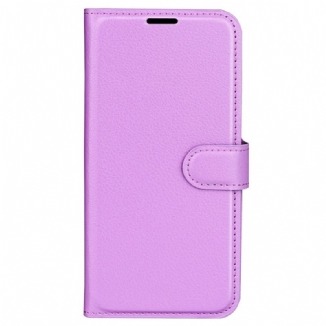 Housse Xiaomi Redmi A3 / Poco C61 Simili Cuir Litchi Classique