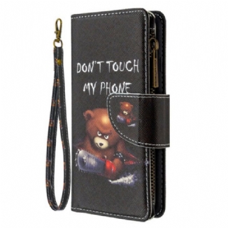 Housse Huawei P40 Lite E / Y7p Poche Zippée Ours