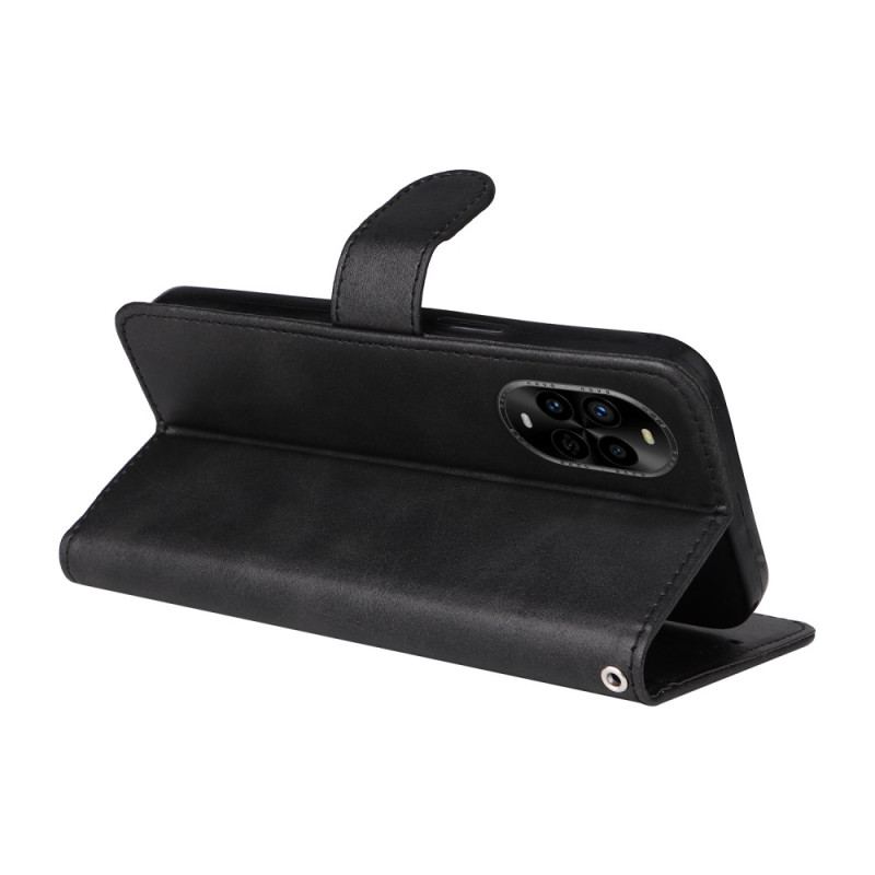 Housse Huawei Nova 13 Pro Effet Cuir à Lanière