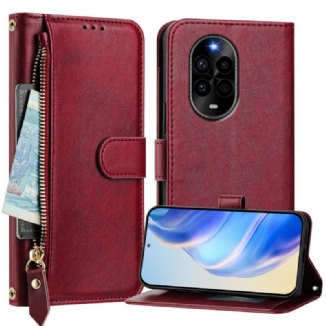 Housse Huawei Nova 13 Pro Portefeuille Zippé