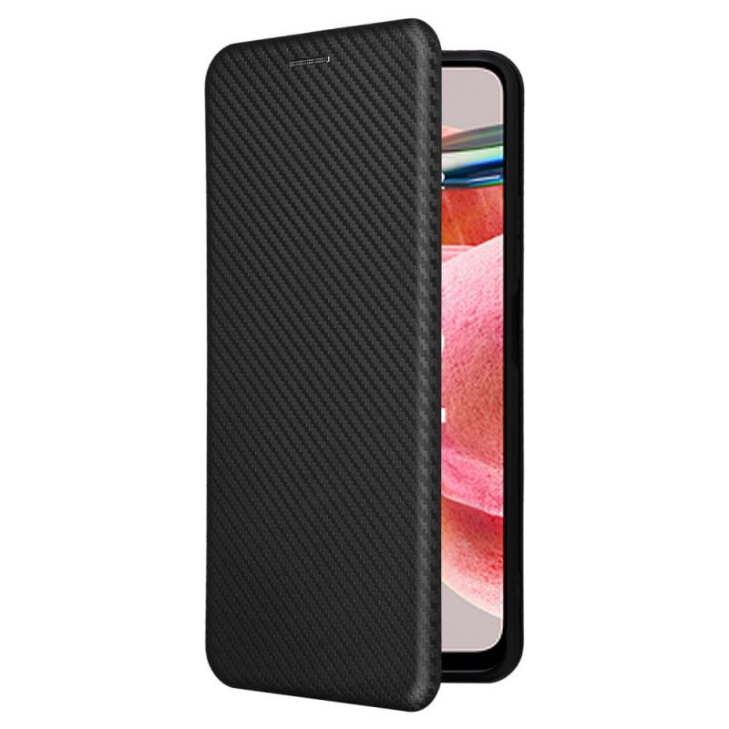 Flip Cover Xiaomi Redmi Note 12 4G Fibre Carbone