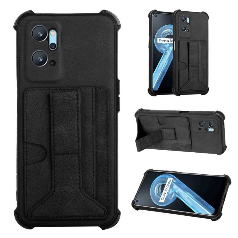 Coque Realme 9i Cuir Support et Porte-Cartes