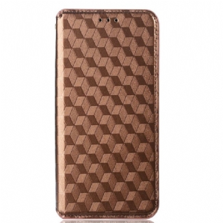 Flip Cover Realme 9i Imprimé Cube 3D