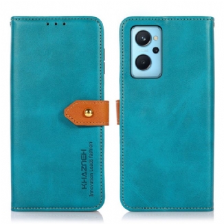 Housse Realme 9i Bicolore Fermoir Doré KHAZNEH