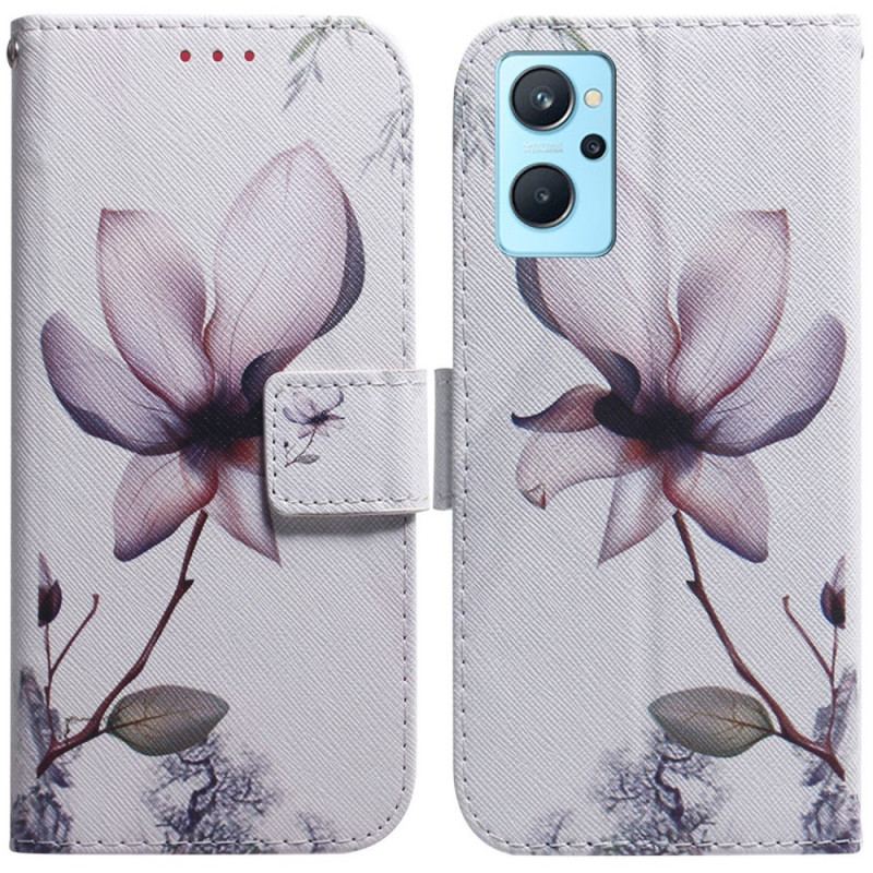 Housse Realme 9i Fleur Rose
