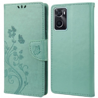 Housse Realme 9i Papillons et Fleurs