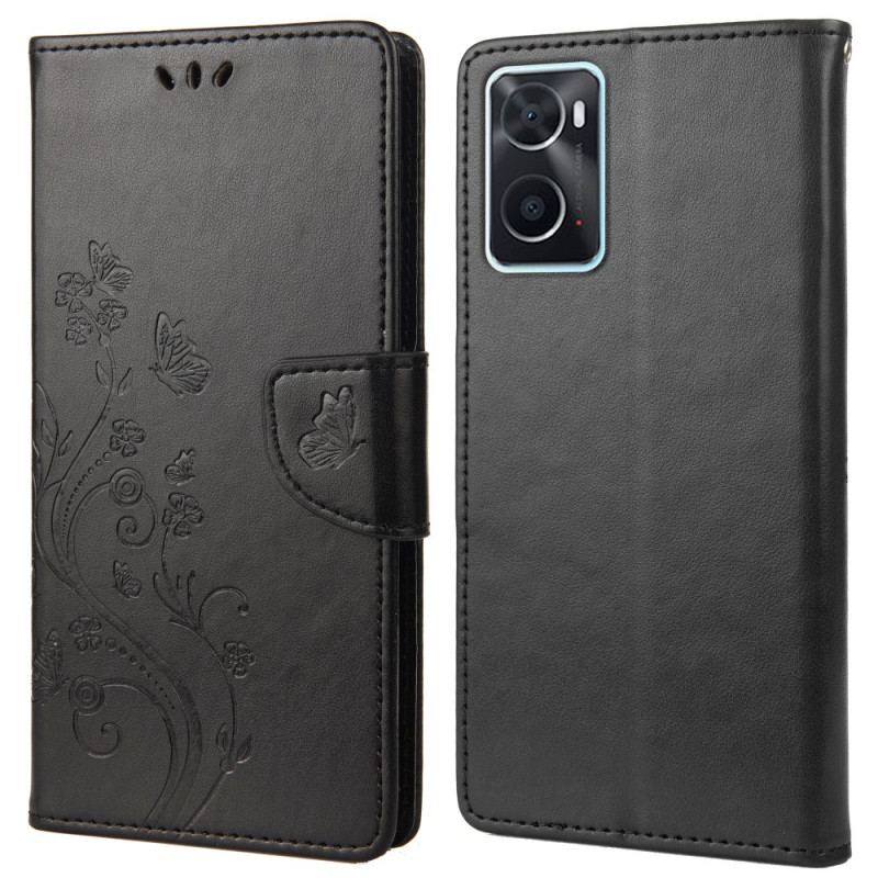 Housse Realme 9i Papillons et Fleurs