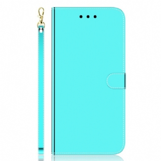Housse Realme 9i Simili Cuir Couverture Miroir