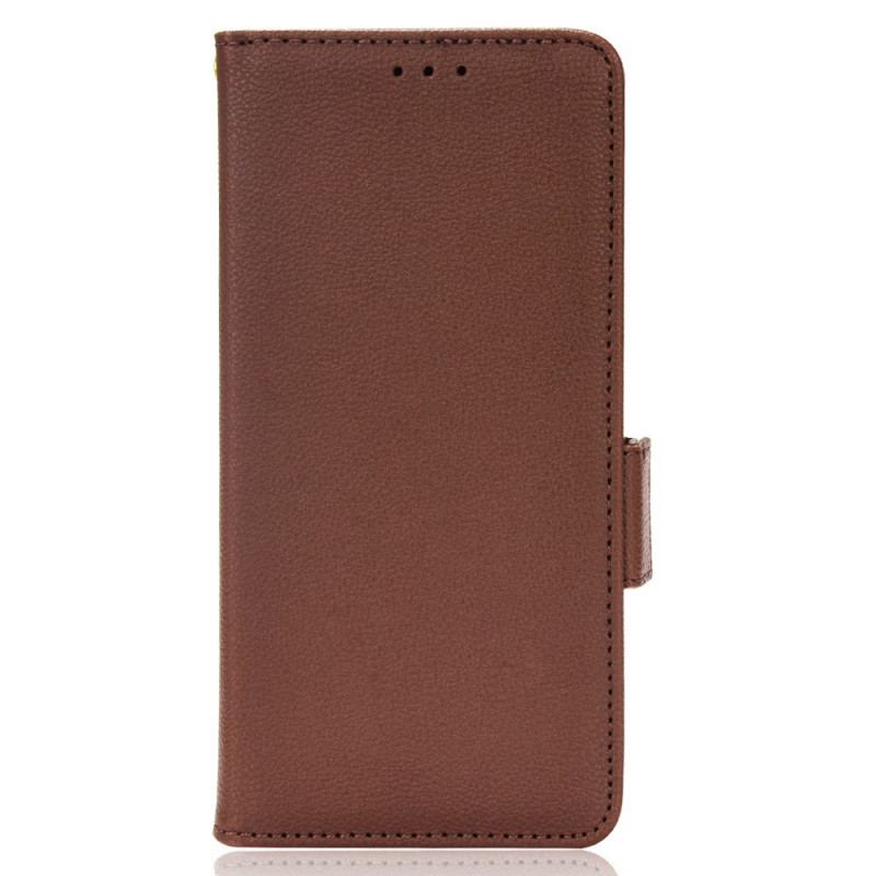 Housse Realme 9i Simili Cuir Litchi