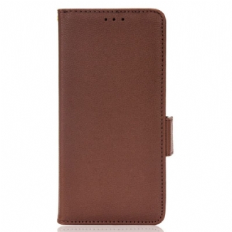 Housse Realme 9i Simili Cuir Litchi