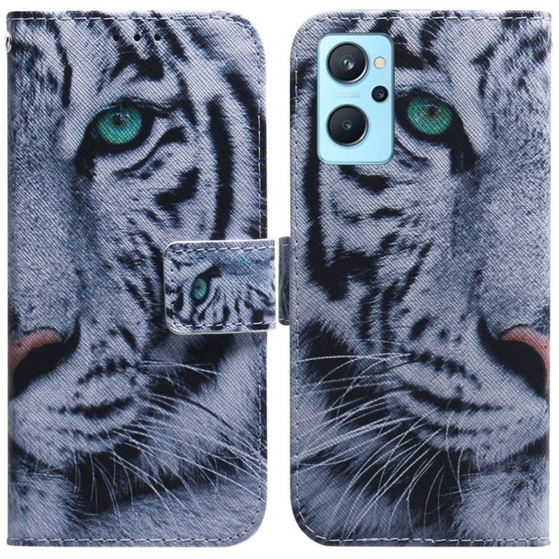 Housse Realme 9i Tigre Blanc