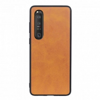 Coque Sony Xperia 1 III Effet Cuir
