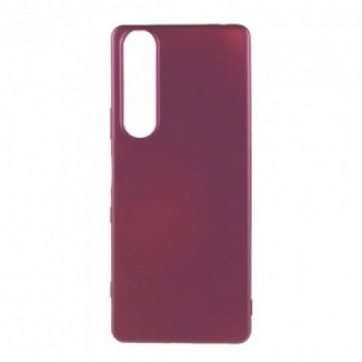 Coque Sony Xperia 1 III Silicone Givré