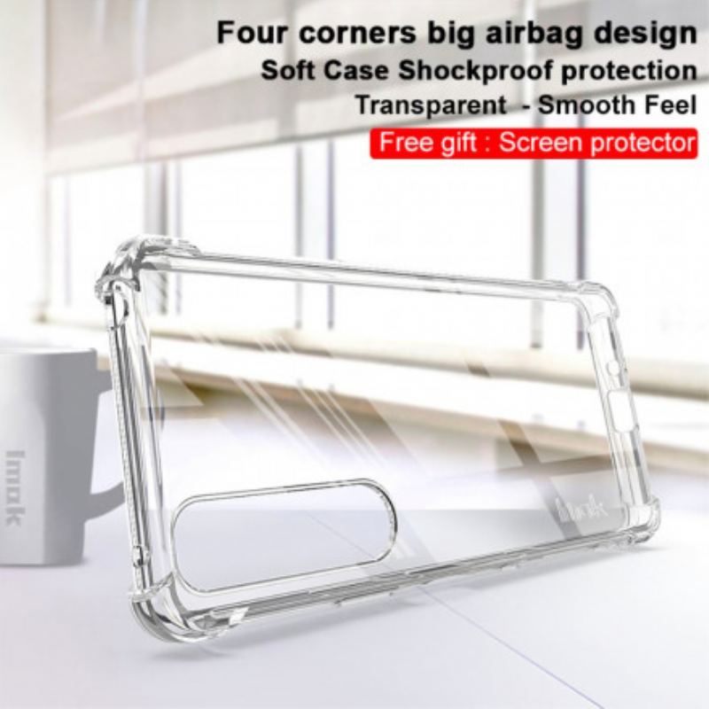Coque Sony Xperia 1 III Transparente avec Film Écran IMAK