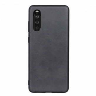 Coque Sony Xperia 10 III Effet Cuir