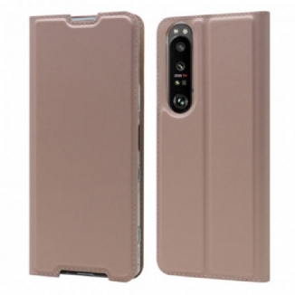 Flip Cover Sony Xperia 1 III Fermoir Magnétique