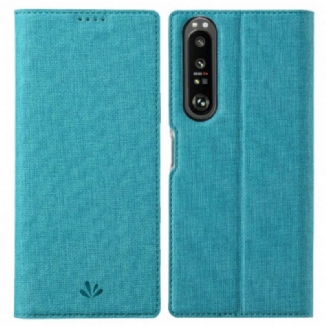 Flip Cover Sony Xperia 1 III Texturée VILI DMX