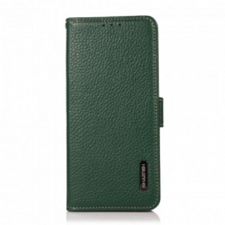 Housse Sony Xperia 1 III Cuir Litchi KHAZNEH RFID