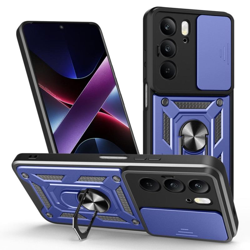 Coque Realme 14X 5G / C75 Anneau-Support et Protecteur Objectif