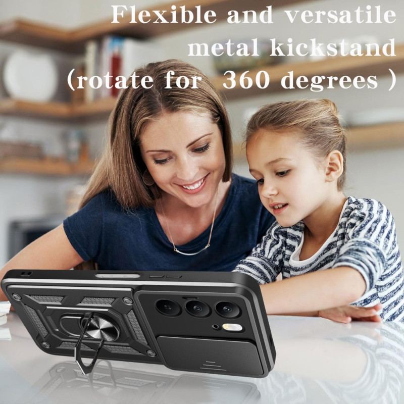 Coque Realme 14X 5G / C75 Anneau-Support et Protecteur Objectif