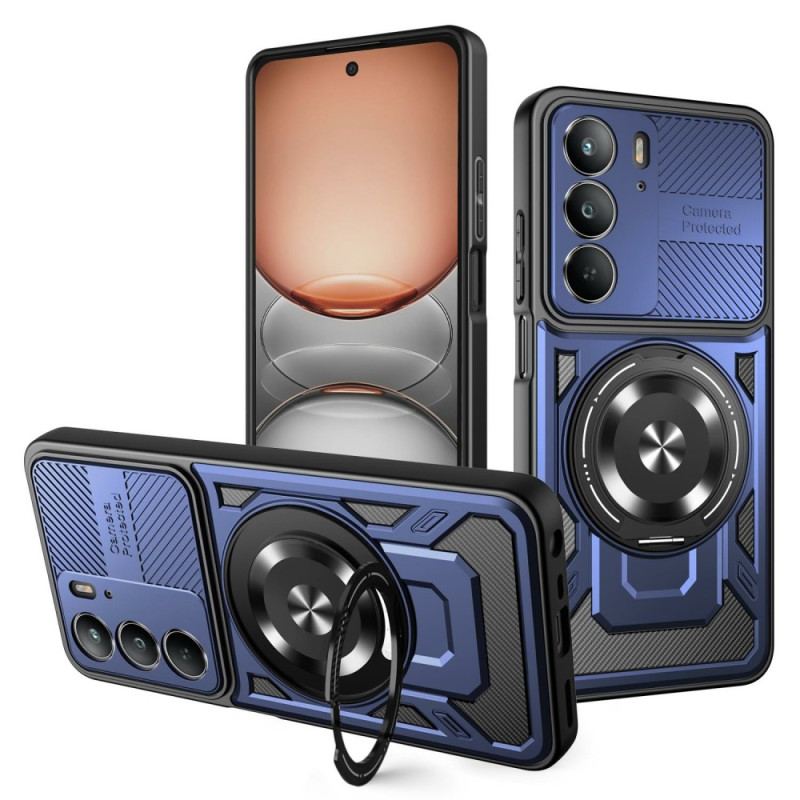 Coque Realme 14X 5G Magnétique avec Support Rotatif