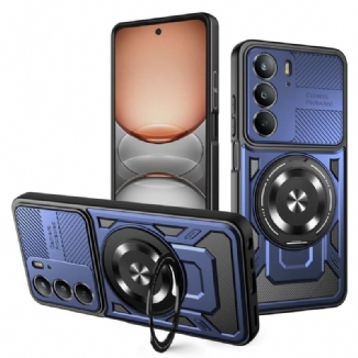 Coque Realme 14X 5G Magnétique avec Support Rotatif