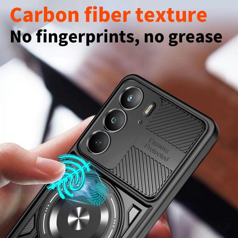 Coque Realme 14X 5G Magnétique avec Support Rotatif