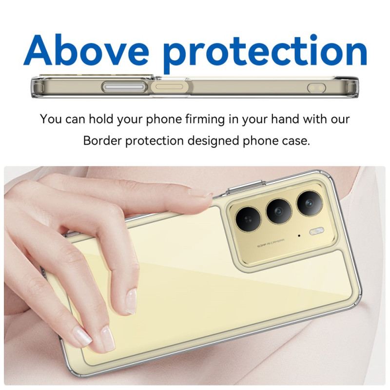 Coque Realme 14X 5G Transparente avec Protecteur Écran en Verre Trempé