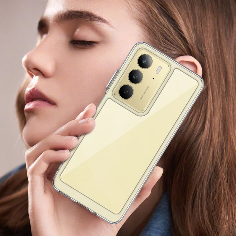Coque Realme 14X 5G Transparente avec Protecteur Écran en Verre Trempé
