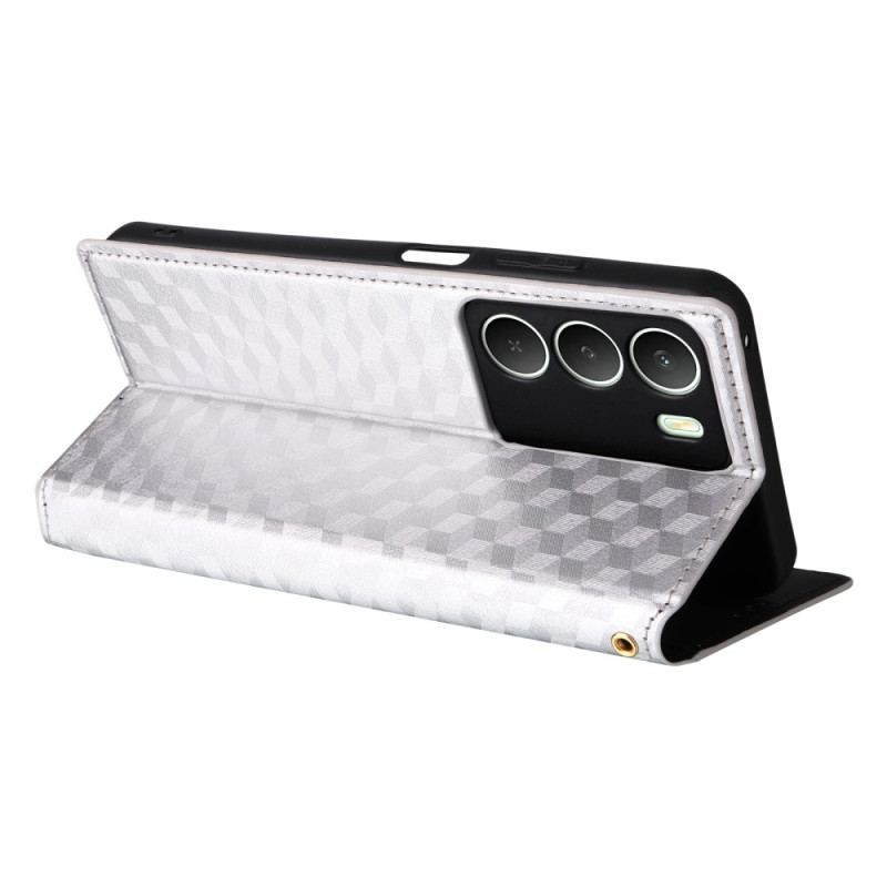 Flip Cover Realme 14X 5G Motif Losanges